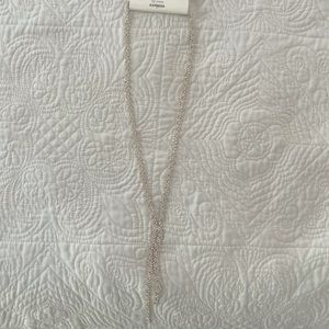 Brand new NWT long gold necklace!